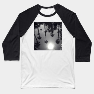 Palm Tree Reflection Baseball T-Shirt